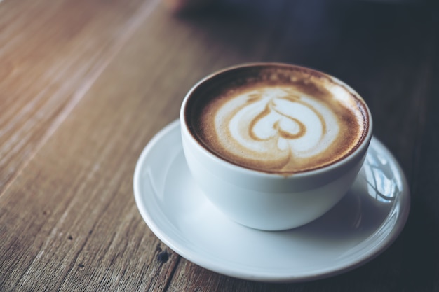 Coffee cup on table 