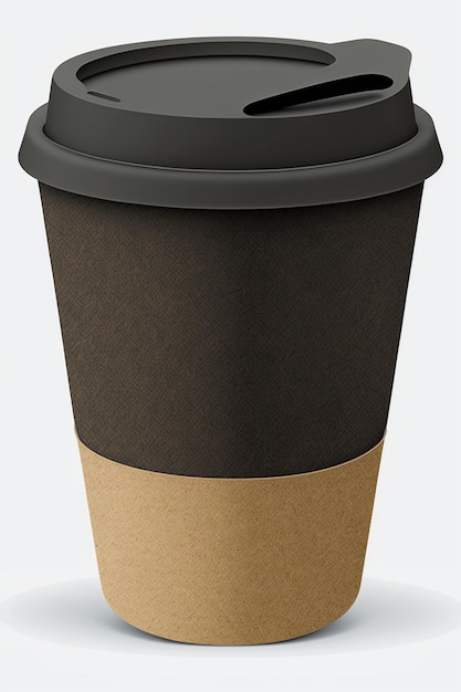 A coffee cup with a lid that says'coffee'on it