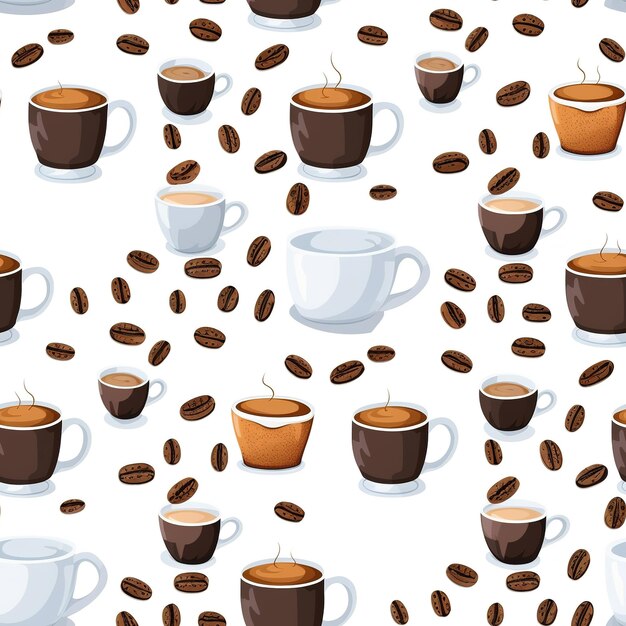 coffee cups pattern