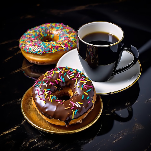 Coffee and donuts the perfect pairing