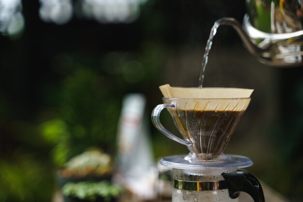 Coffee drip process