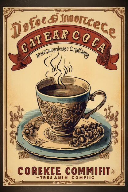 Foto flyer del caffè