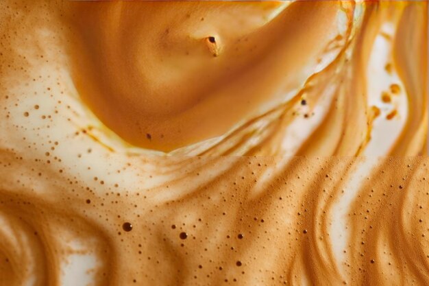 Coffee foam texture