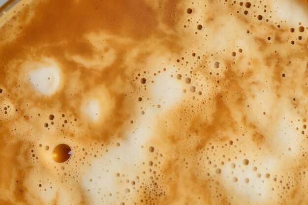 Photo coffee foam texture