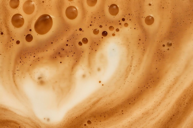 Coffee foam texture