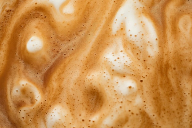 Coffee foam texture