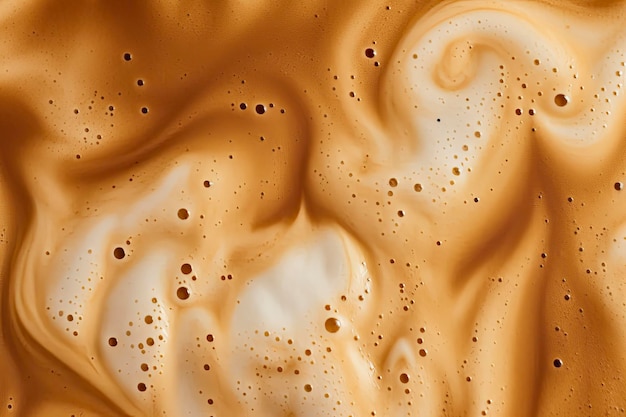 Coffee foam texture