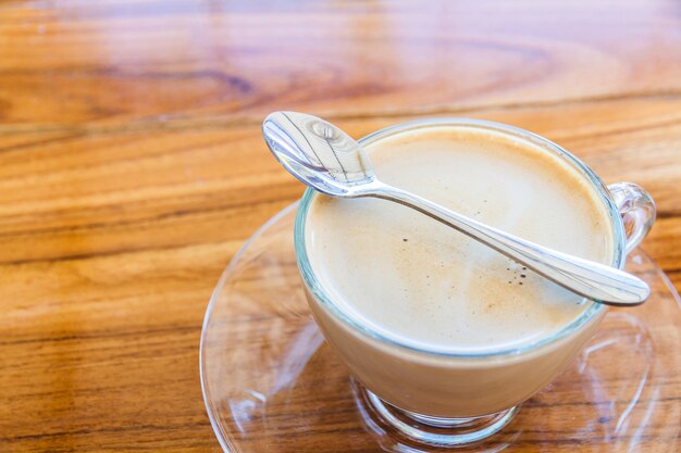 Coffee in glass