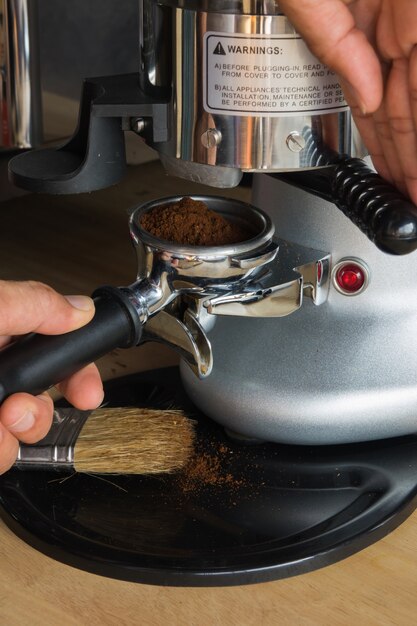 Photo coffee grinder