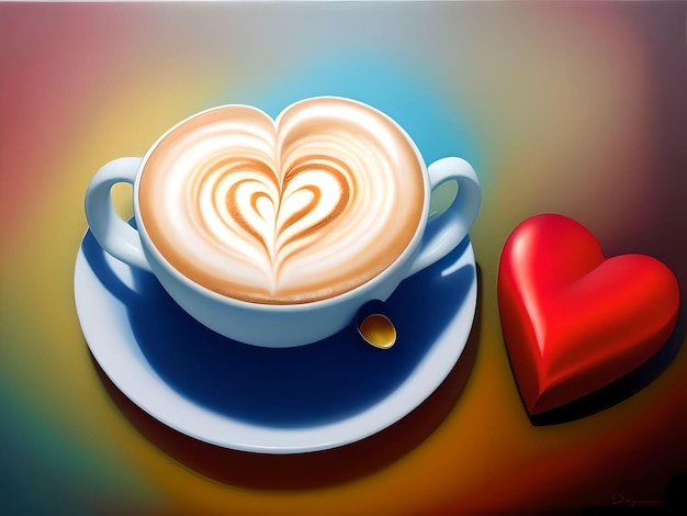 coffee heart