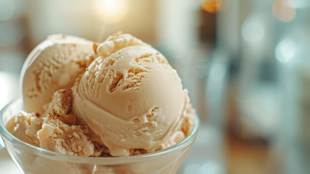 Coffee ice cream background