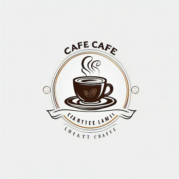 Foto progettazione del logo del caffè coddee brandinglogo del ristorante