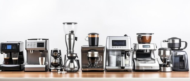 Photo coffee maker machine