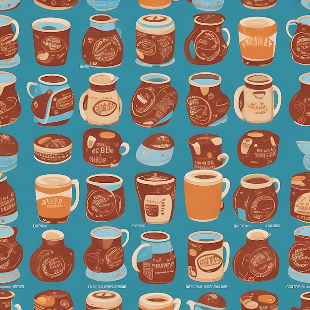 coffee mug pattern