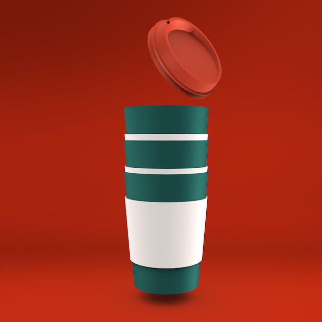 coffee paper cups mockup