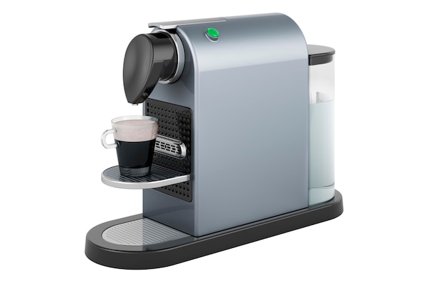 Coffee Pod Machine Espresso Machine for Capsule Single Serve Coffee Maker 3D rendering