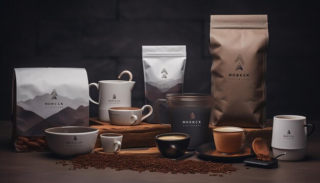 coffee product mockup