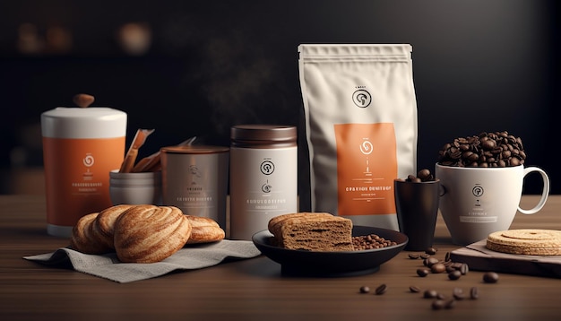 coffee product mockup