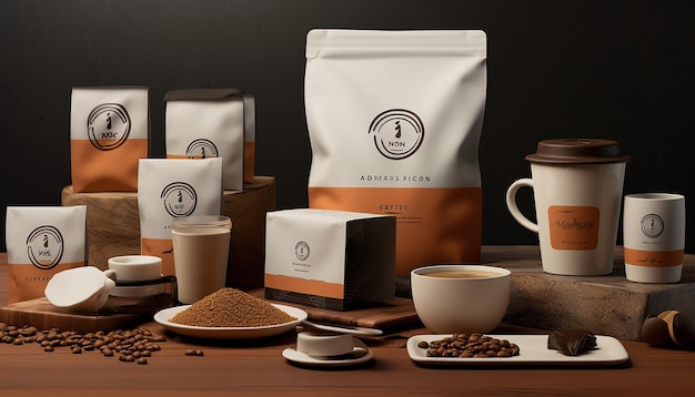 coffee product mockup