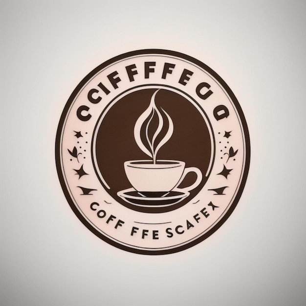 Photo coffee shop logo ai