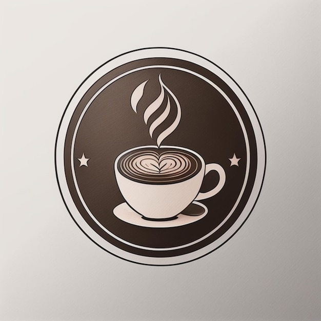 Coffee shop logo AI