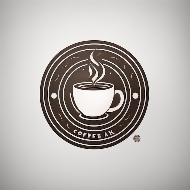 Photo coffee shop logo ai