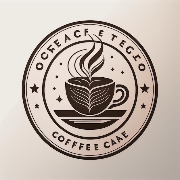 Foto logo della caffetteria ai