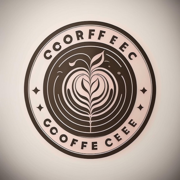 Photo coffee shop logo ai