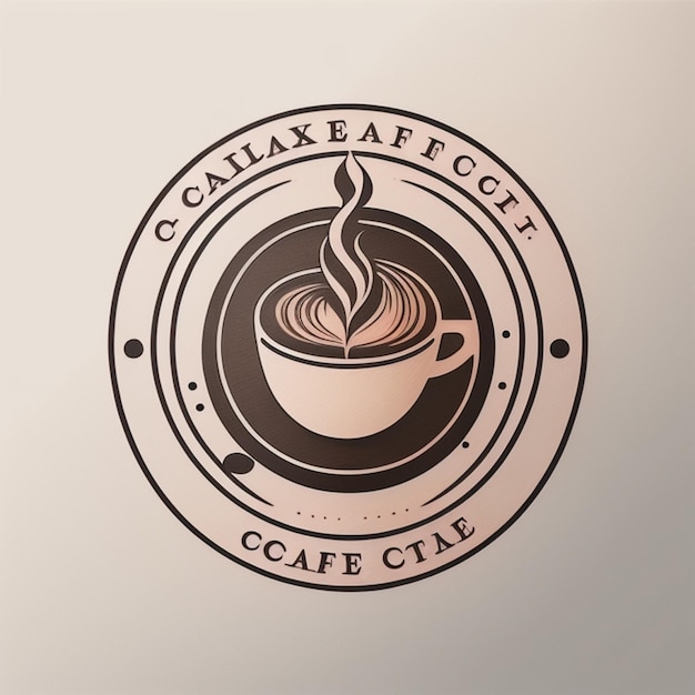 Foto logo della caffetteria ai