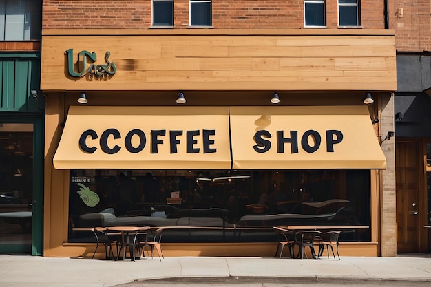 Photo coffee shop sign