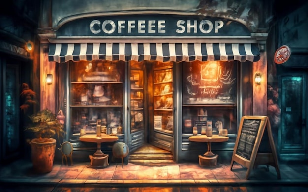 Coffee Shop Vintage