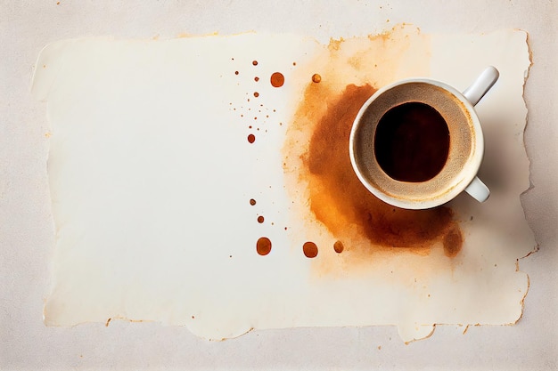 coffee stain splash