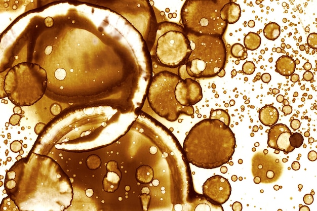 Coffee stain texture Abstract spots Psychological pictures Abstract bubbles