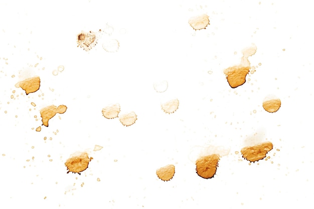 Photo coffee stains and coffee cup marks splatters design pack