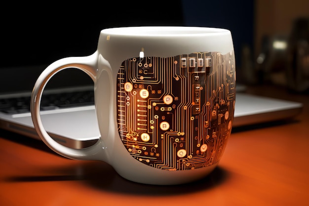 Coffee technology coffee break working mug