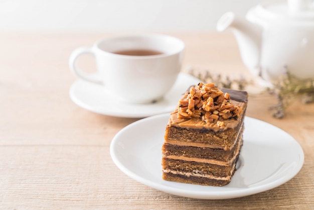 Torta di caffè toffee