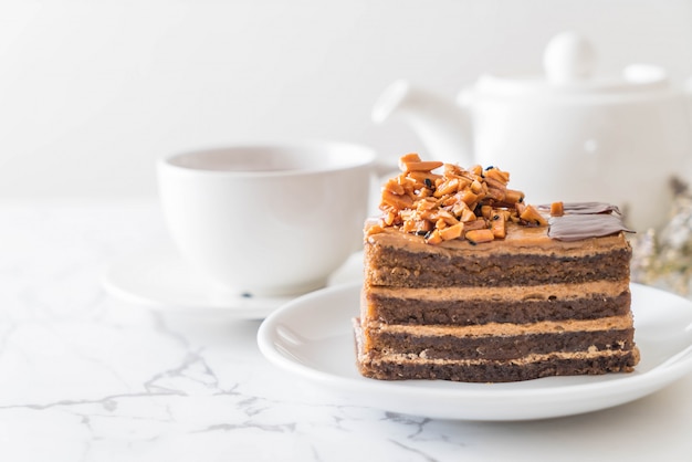 Torta di caffè toffee