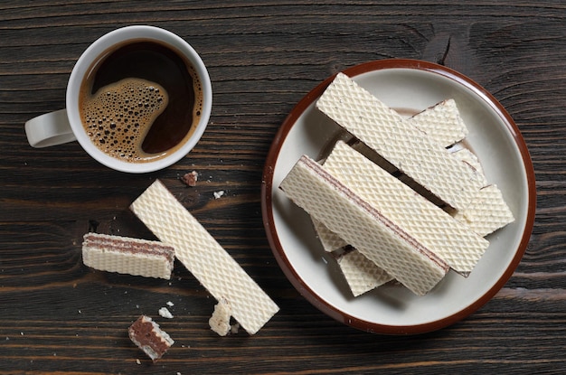 Coffee and wafers