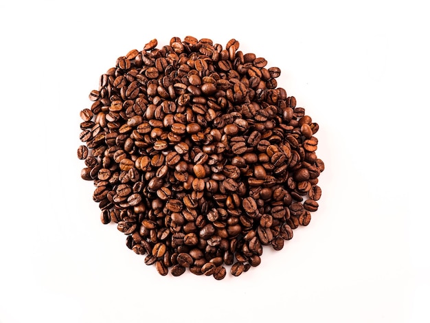 Coffee on a white background