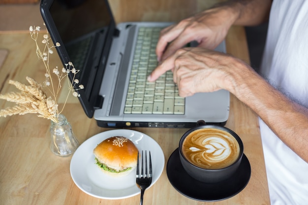 coffee with bread