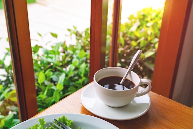 Coffee with morning light