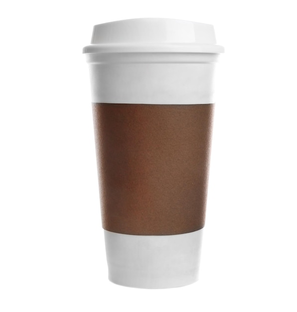 coffeetogo paper cup of coffee isolated on white