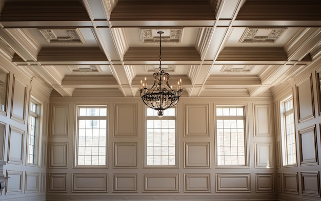 Photo coffered ceiling