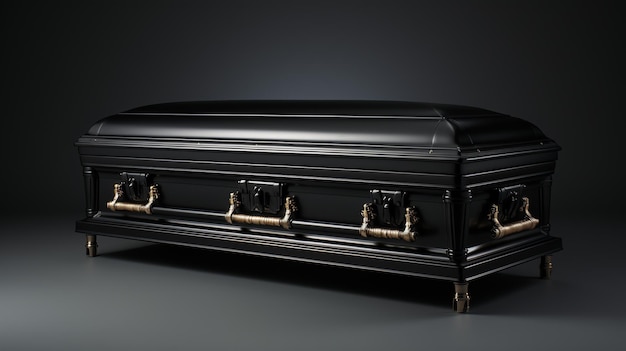 Photo coffin ai generative