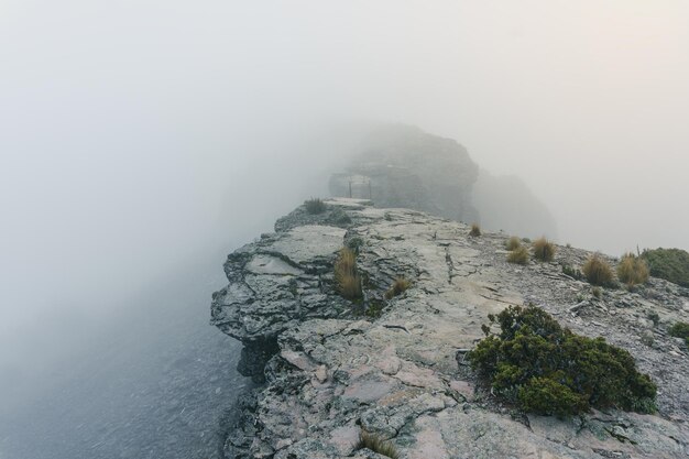 Cofre de perote bergtop in mist