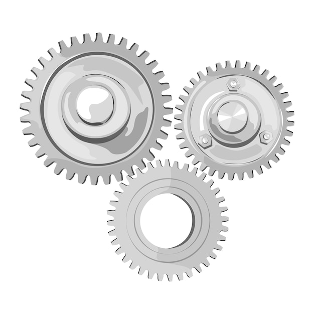 Cog gears png 미학적 일러스트레이션 투명한 배경