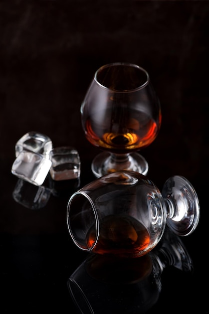 Foto whisky al brandy di cognac