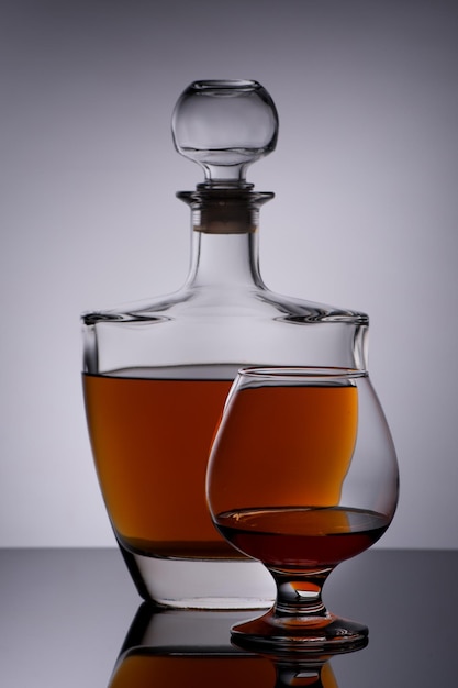 Cognac of whisky