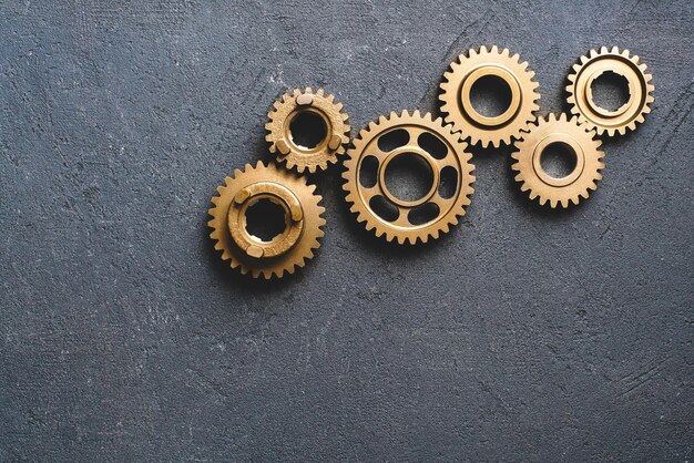 Cogwheel gears mechanism industrial machinery