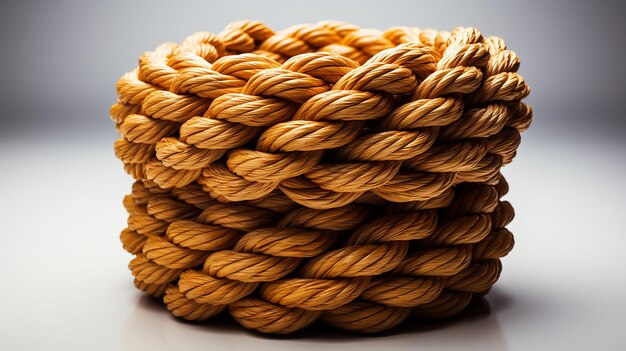 a coil of rope photo